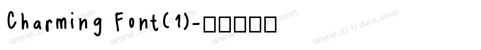 Charming Font(1)字体转换